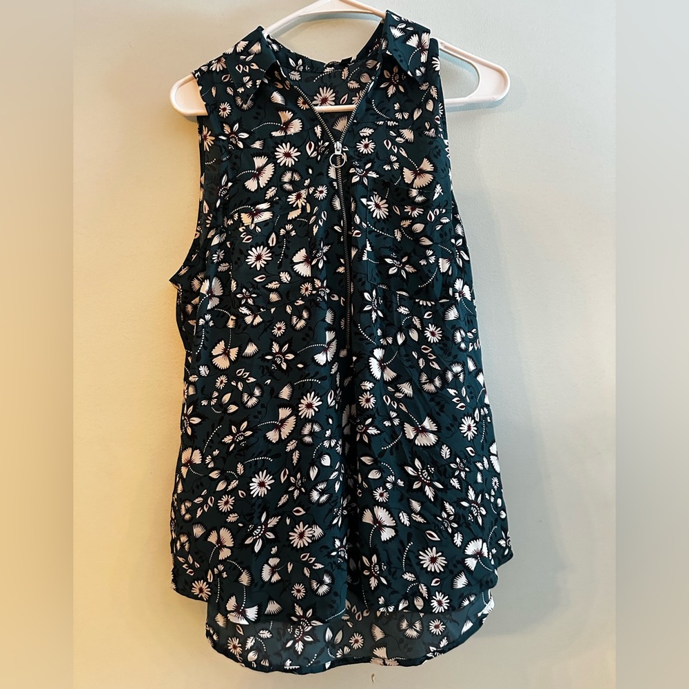 Express floral print tank